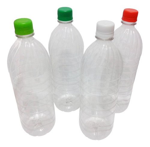 122 Frasco Plástico Cristal Pet 1l Tampa S Batoque Suc - Imagem 2
