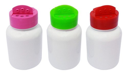34 Frascos Plástico Branco Pet 150ml Tempero Fliptop Sup - Imagem 2