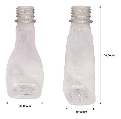 258 Frasco Plástico Cristal Pet 200ml Tampa L Batoque Mol - Imagem 7