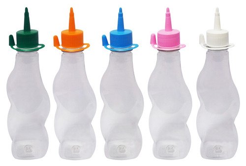 130 Frascos Plástico Cristal Pet 380ml C/ Bico Aplicador Cat - Imagem 2