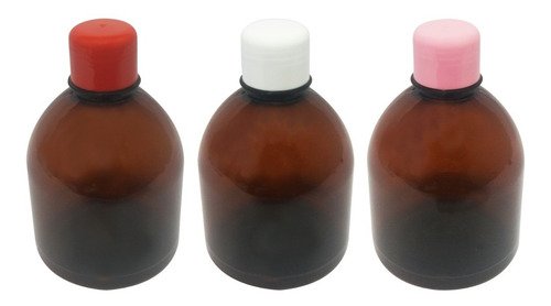 160 Frascos Âmbar Pet 300ml Aromatizante Tampa Batoque Sab