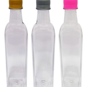 230 Frasco Plástico Cristal Pet 500ml Azeite Tampa S Batoque