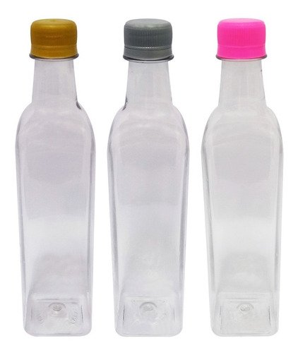 230 Frasco Plástico Cristal Pet 500ml Azeite Tampa S Batoque