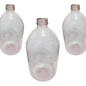 24 Galão Plástico Cristal Pet De 5l Vazios Sem Tampas