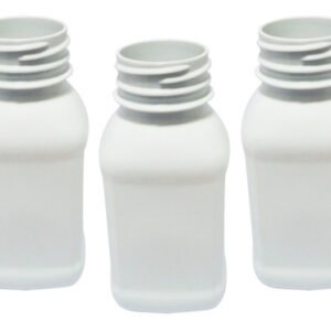 24 Frascos Plástico Branco Pet 200ml Vazios Sem Tampas Qua