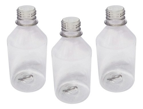 362 Frasco Plástico Cristal Pet 250ml Batoque 12 Furos Far