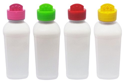 13 Frascos Plástico Branco Pet 500ml Tempero Fliptop Qua - Imagem 2