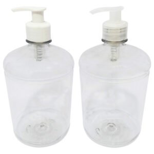 22 Frascos Plásticos Cristal 1l Válvula Bico De Pato S Sab