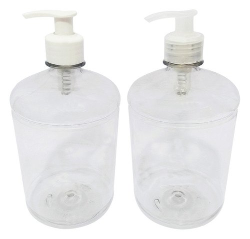 22 Frascos Plásticos Cristal 1l Válvula Bico De Pato S Sab