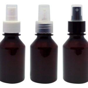 363 Frascos Plásticos Âmbar Pet 120ml Válvula Spray S Far