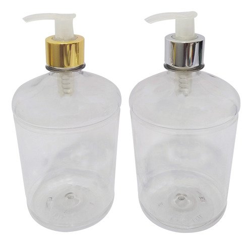 49 Frascos Plásticos Cristal 1l Válvula Bico De Pato L Sab