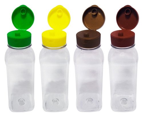 171 Frascos Plástico Cristal Pet 300ml Batoque Fliptop Qua - Imagem 2