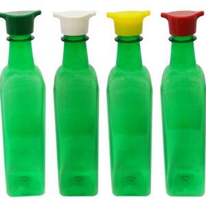 235 Frasco Plástico Verde Pet 500ml Tampa Rosca 2 Bico Aze