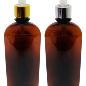 56 Frascos Plástico Âmbar 400ml Válvula Bico Pato L Min