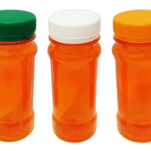 360 Frasco Plástico Laranjado Pet 120ml Tamp Rosca Lacre Con