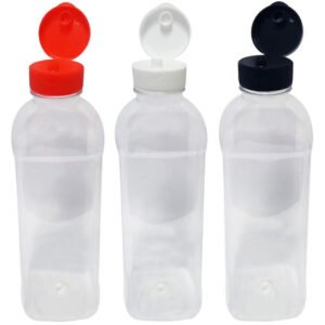 140 Frascos Plástico Cristal Pet 900ml Batoque Fliptop Qua