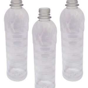 12 Frascos Plástico Cristal Pet 500ml Vazios Sem Tampas Lim