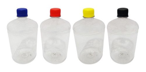 49 Frasco Plástico Cristal Pet 1l Tampa S Batoque Sab