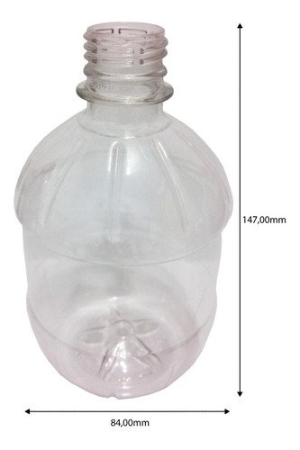 40 Frasco Plástico Cristal Pet 500ml Batoque 12 Furos Cac - Imagem 5