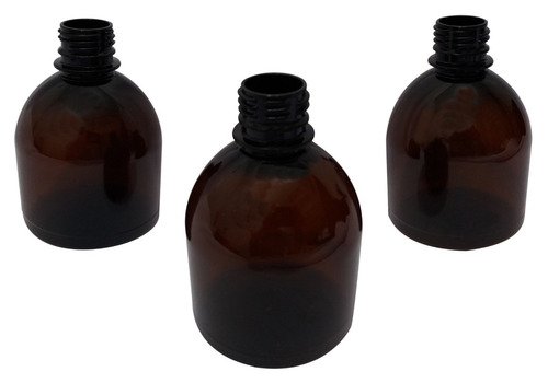 18 Frascos Plástico Âmbar Pet 300ml C/ Bico Aplicador Sab - Imagem 3