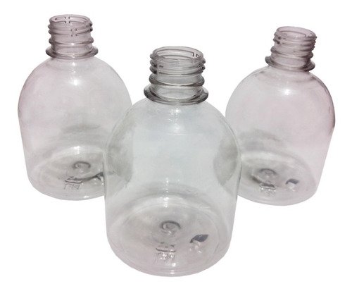 166 Frasco Plástico Cristal Pet 300ml Batoque 12 Furos Sab - Imagem 3