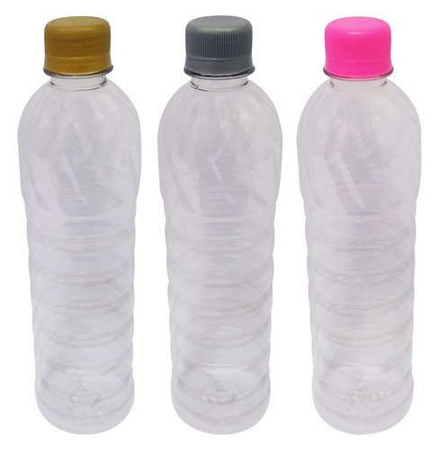 12 Frascos Plástico Cristal Pet 500ml Tampa Rosca Lacre Lim - Imagem 3