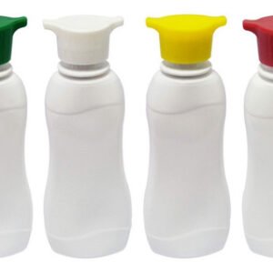 460 Frasco Plástico Branco Pet 200ml Tampa Rosca 2 Bico Cat