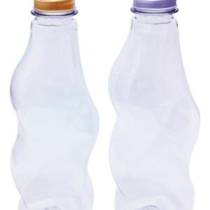 60 Frasco Plástico Cristal Pet 380ml Tampa L Batoque Cat