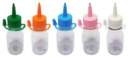 190 Frascos Plásticos Cristal Pet 100ml Tampa Bico Aplicador - Imagem 2