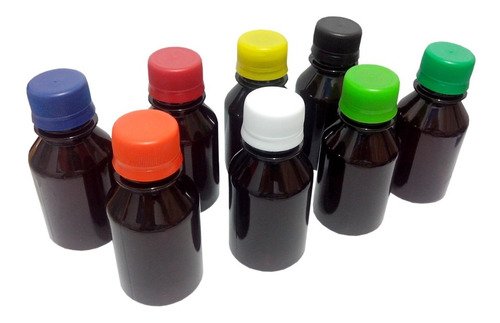 186 Frasco Plástico Âmbar Pet 100ml Tampa S Batoque Far