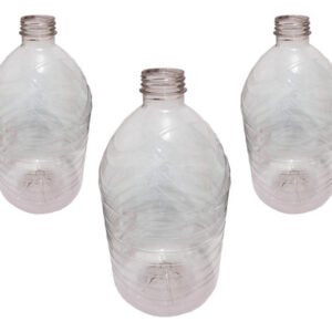 10 Galão Plástico Cristal Pet De 5l Vazios Sem Tampas