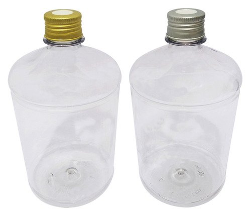 126 Frasco Plástico Cristal Pet 1l Tampa Difusor Varetas Sab - Imagem 2