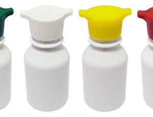 900 Frasco Plástico Branco Pet 100ml Tampa Rosca 2 Bico