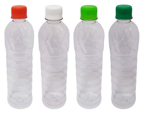 46 Frascos Plástico Cristal Pet 500ml Tampa Rosca Lacre Lim - Imagem 2