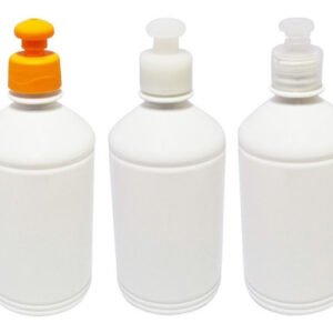 212 Frascos Plástico Branco Pet 500ml C/ Tampa Pushpull Far