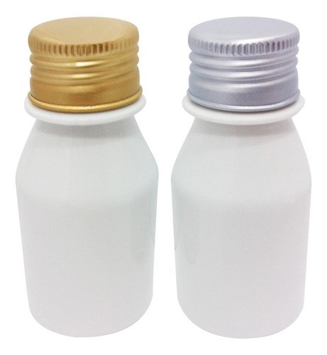 60 Frasco Plástico Branco Pet 60ml Tampa L Batoque Far
