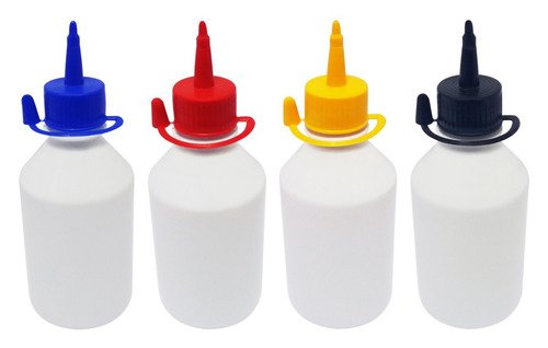 350 Frascos Plástico Branco Pet 250ml C/ Bico Aplicador Far