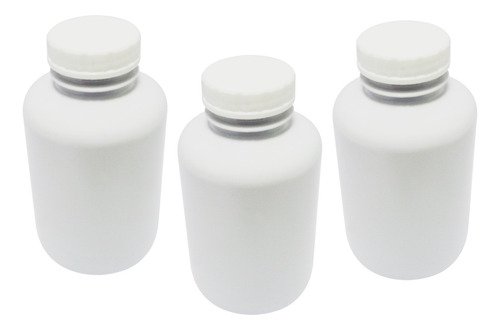 162 Frasco Plástico Branco Pet 330ml Tam Rosca S/ Lacre Sup