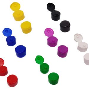 3200 Tampas Plásticas Coloridas Batoque Fliptop Bocal 24