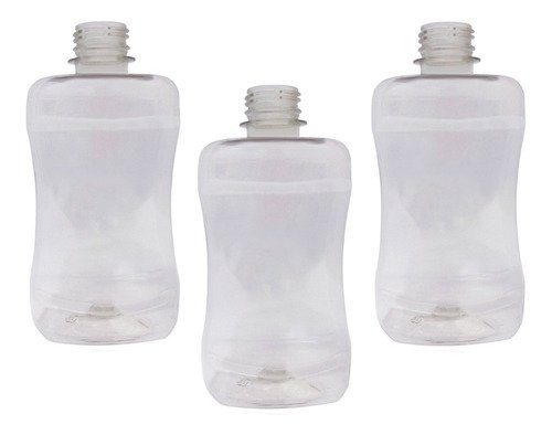 21 Frascos Plástico Cristal Pet 360ml Vazios Sem Tampas Top