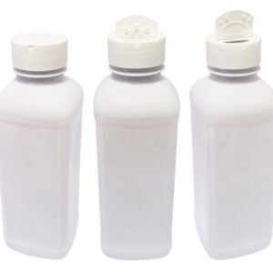 49 Frascos Plástico Branco Pet 500ml Tempero Fliptop Qua