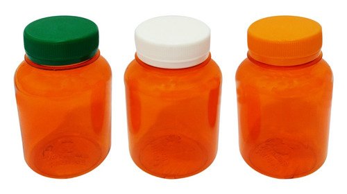 693 Frascos Plástico Laranja Pet 150ml Tampa Rosca Lacre Sup