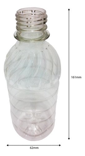 310 Frasco Plástico Cristal Pet 330ml Tampa Rosca 2 Bico Suc - Imagem 6