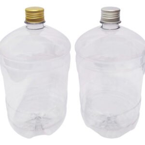 22 Frascos Plástico Cristal Pet 2l Com Tampa Aluminio S/ Gro
