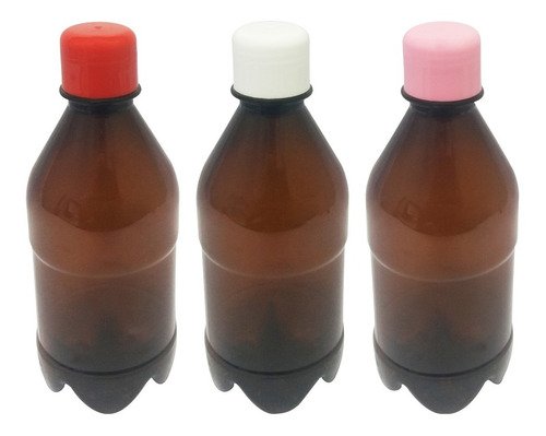 306 Frascos Âmbar Pet 350ml Aromatizante Tampa Batoque Agu