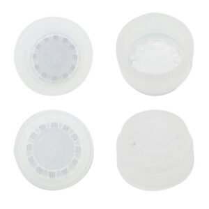 250 Batoques Incolor Furos Abertos Com 12 Furos Bocal 28