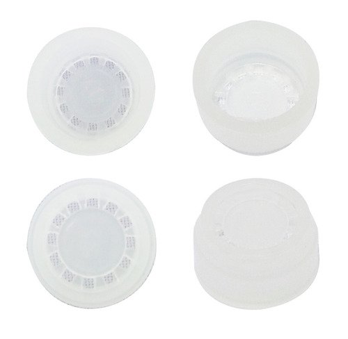 250 Batoques Incolor Furos Abertos Com 12 Furos Bocal 28