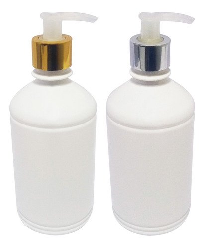 40 Frascos Plástico Branco 500ml Válvula Bico Pato L Far