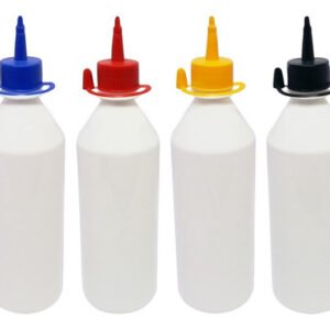 210 Frascos Plástico Branco Pet 500ml C/ Bico Aplicador Cos