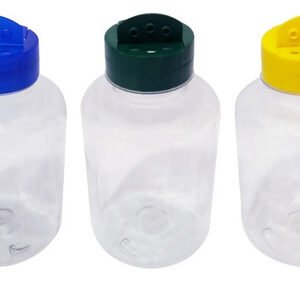 19 Frascos Plástico Cristal Pet 330ml Tempero Fliptop Sup